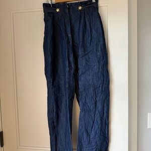 Zara high waist baggy jean